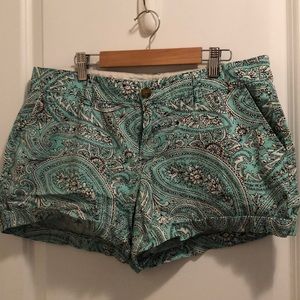 Paisley shorts